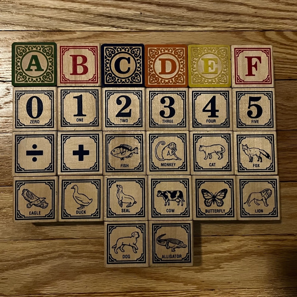Uncle Goose Alphabet Blocks